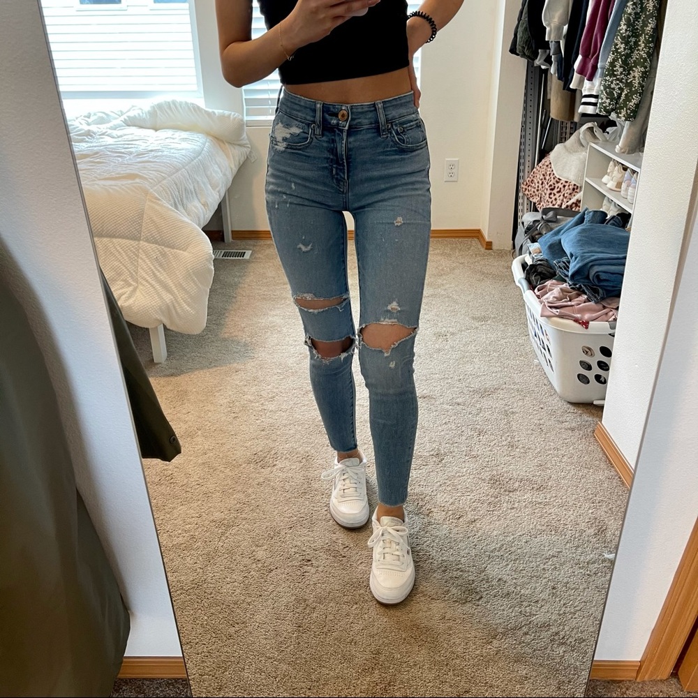 AE Next Level Stretch Distressed Jeans